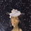 Thumbnail: White/Gld Cip Fascinator