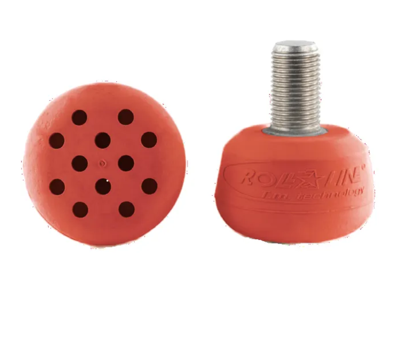 RollLine Coral Toe Stops