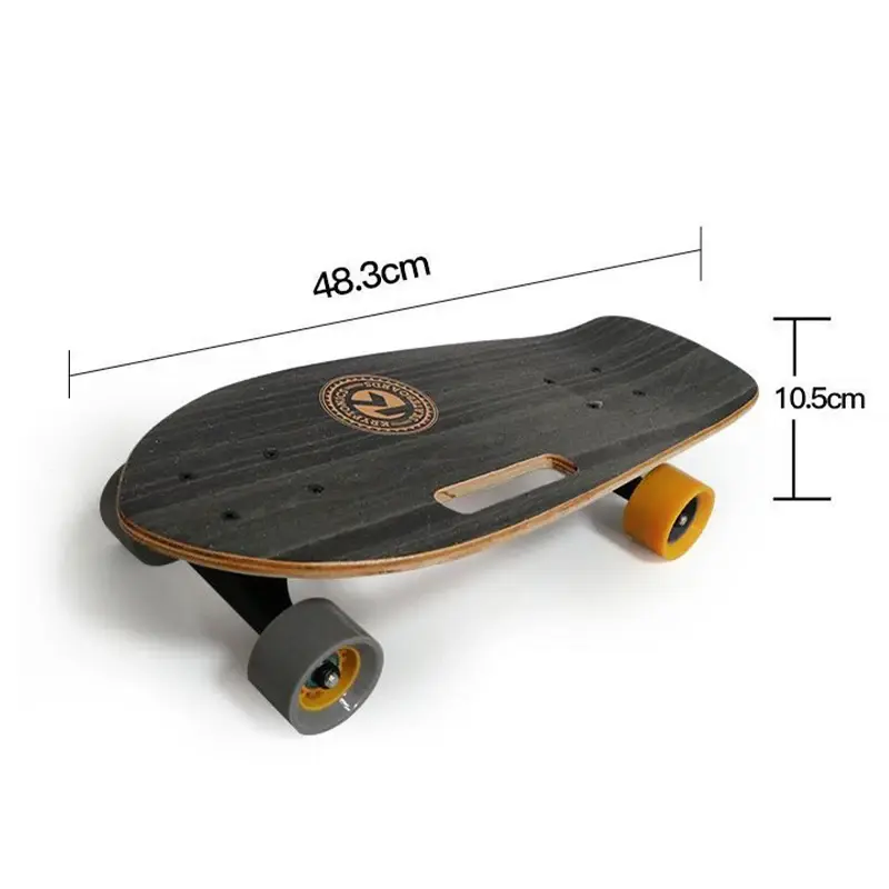 Thumbnail: Portable Mini Skateboard 19 Inch Maple Drift Cruiser Kids Adults Beginners