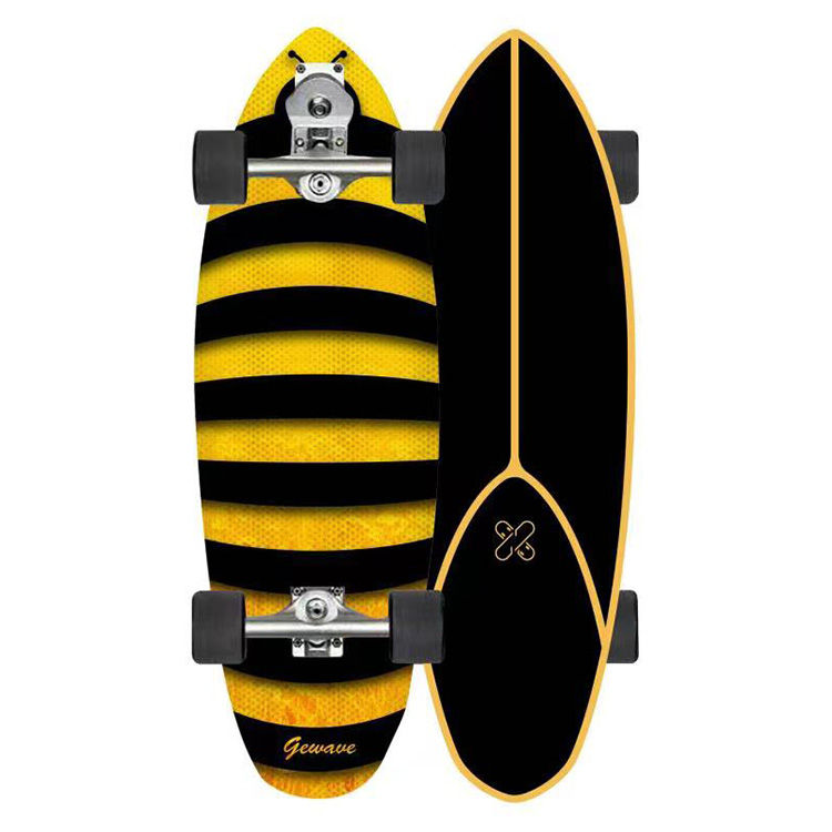 Thumbnail: Hot Type Surf Skate Custom Skateboard