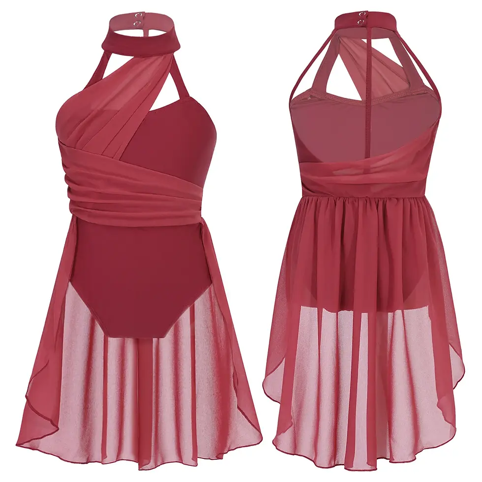 Thumbnail: Girls Lyrical Dance Contemporary Performance Dress