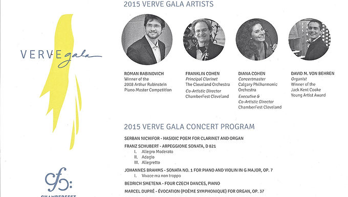 ChamberFest Cleveland VERVE Gala