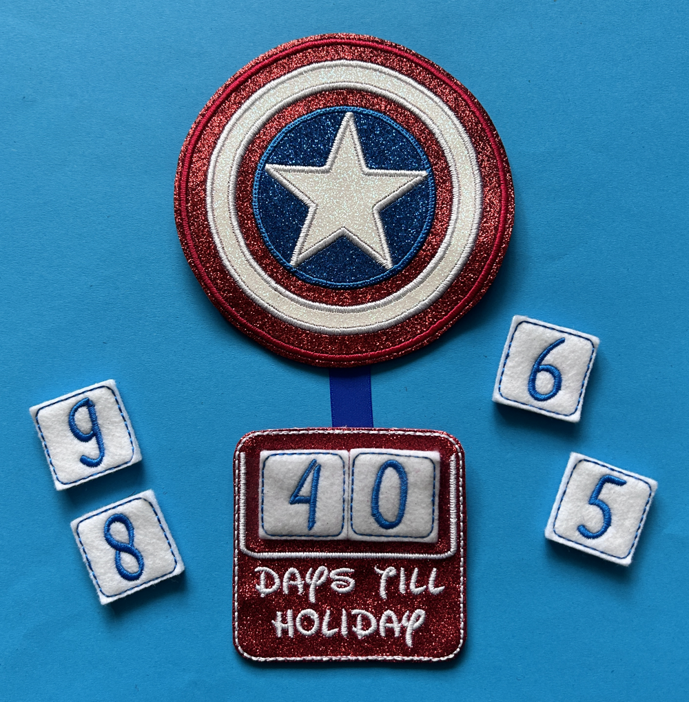 Captain America, Marvel inspired - countdown