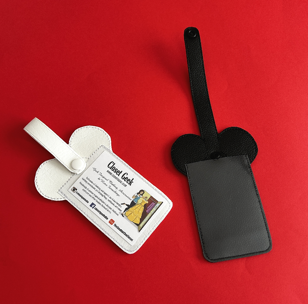 Thumbnail: Mickey Mouse inspired luggage tag