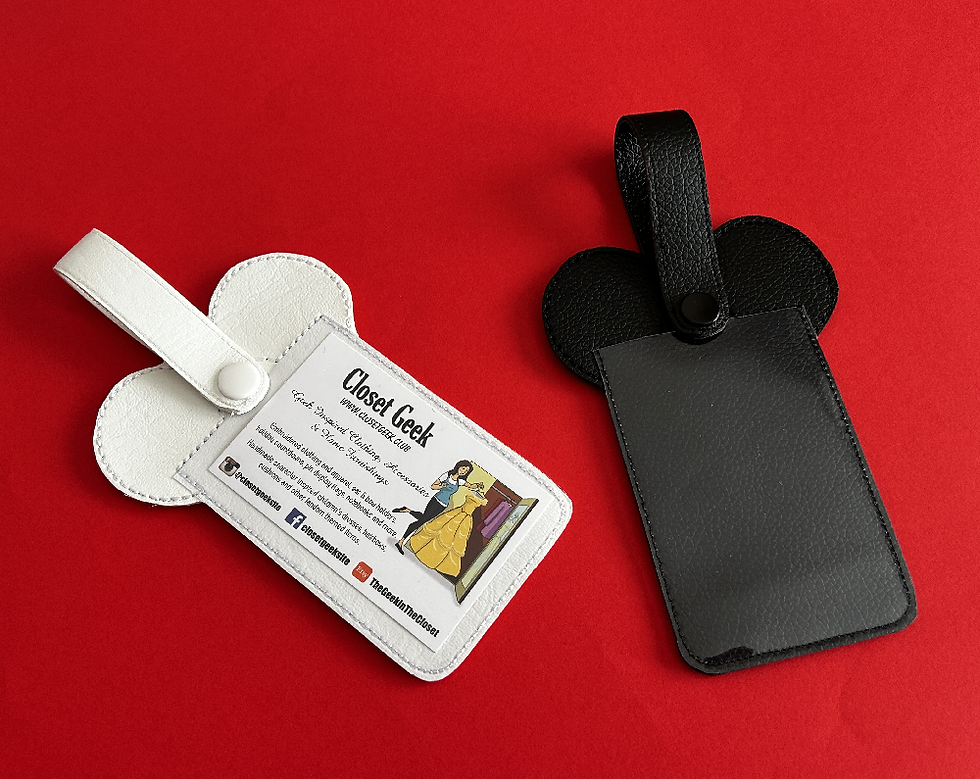 Thumbnail: Mickey Mouse inspired luggage tag