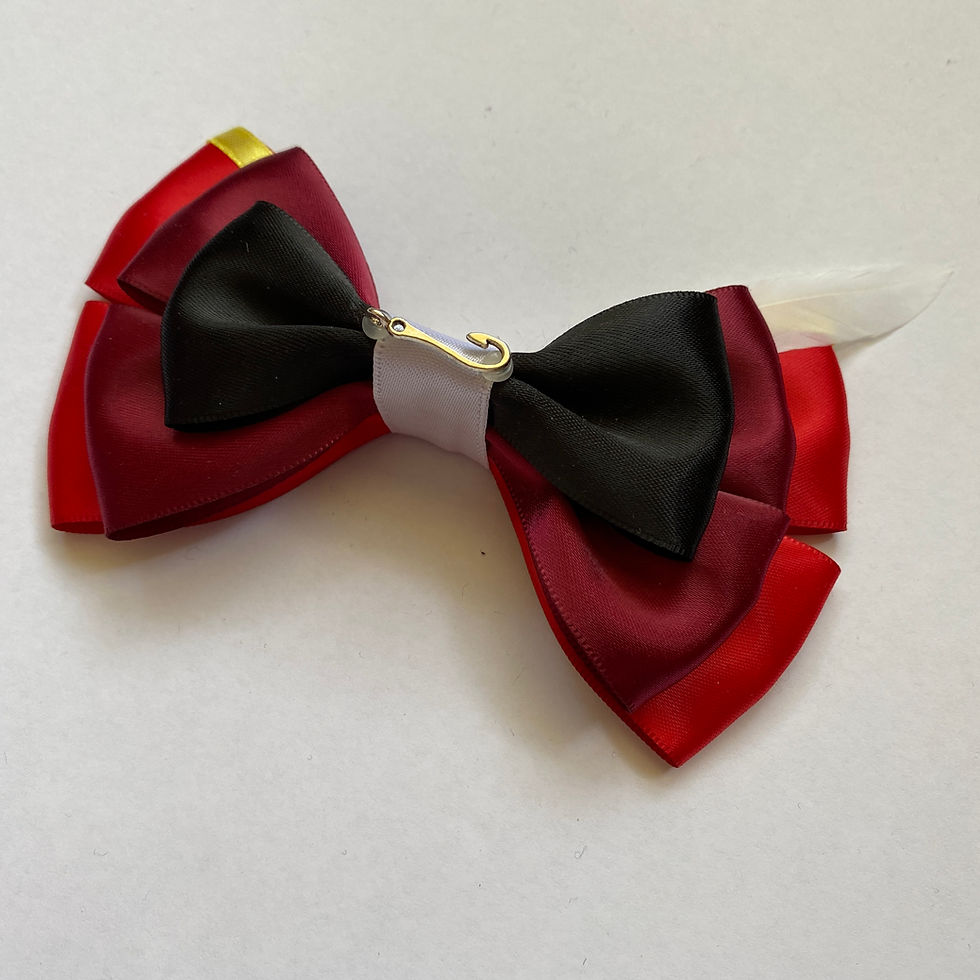 Thumbnail: Captain Hook inspired hair bow
