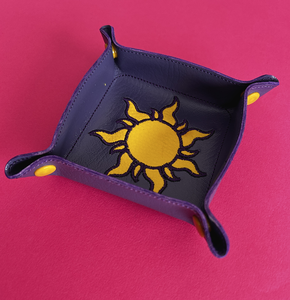 Thumbnail: Tangled inspired travel trinket tray with reusable pads