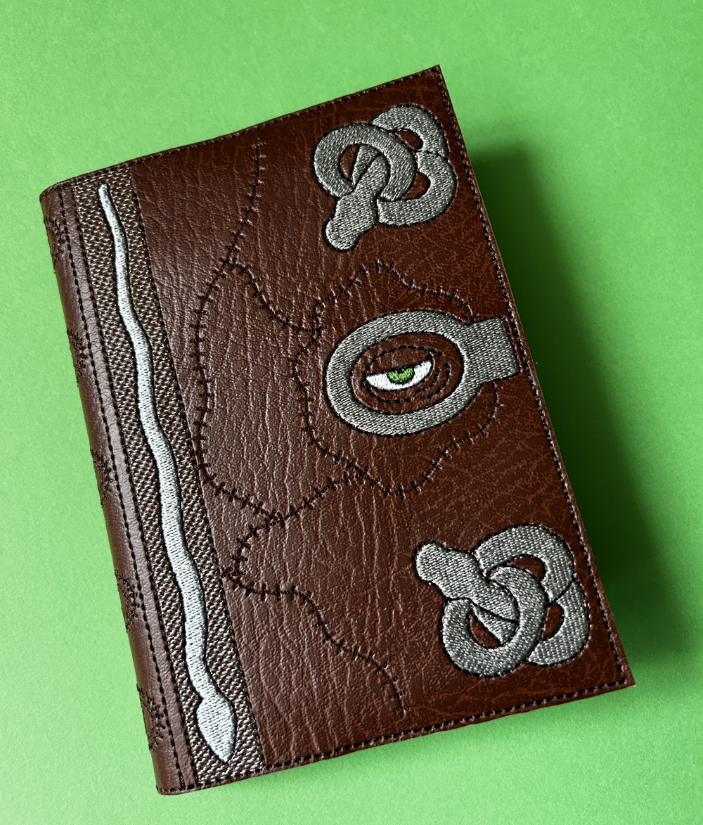 Manual of Witchcraft and Alchemy - embroidered notebook inspired by Hocus Pocus