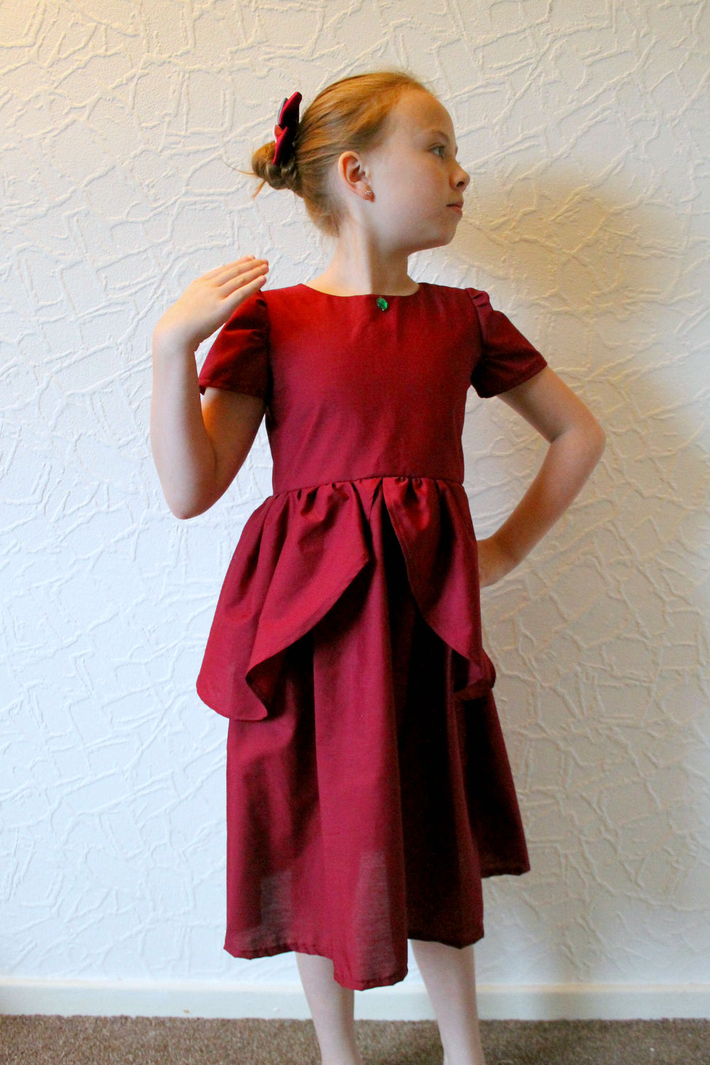 Lady Tremaine inspired cotton dress