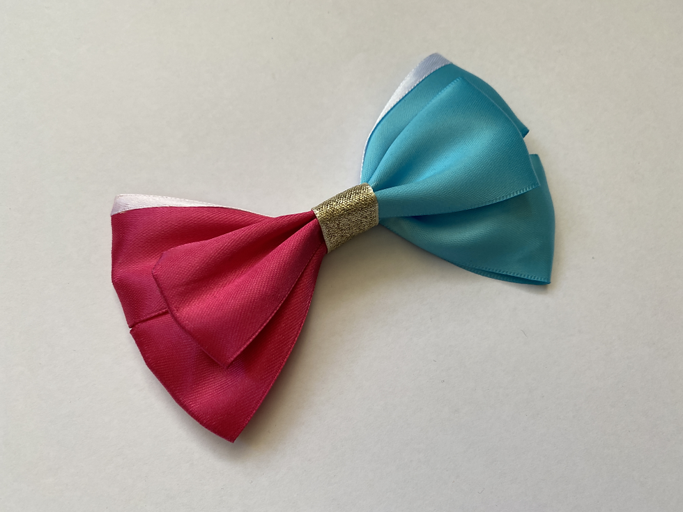 Thumbnail: Aurora/Sleeping Beauty inspired hair bows