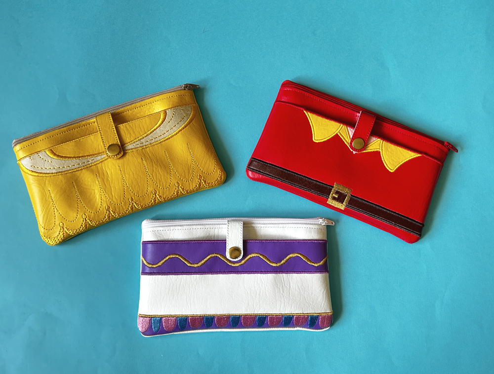 Beauty and the Beast inspired purse/make up bag