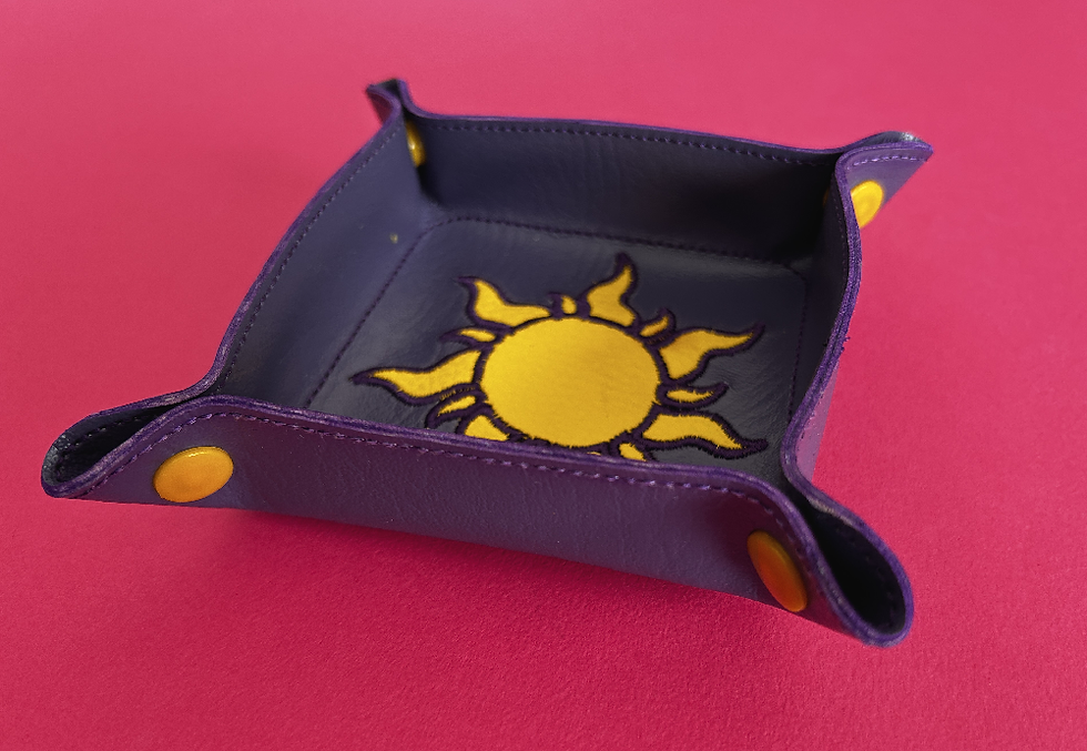 Thumbnail: Tangled inspired travel trinket tray with reusable pads