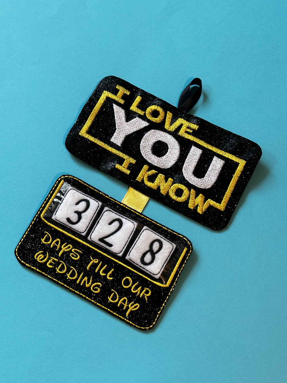 I love you, I know - Star Wars inspired - countdown