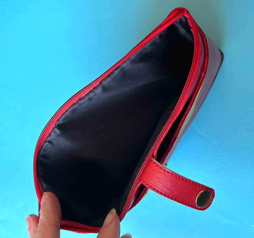 Thumbnail: Beauty and the Beast inspired purse/make up bag