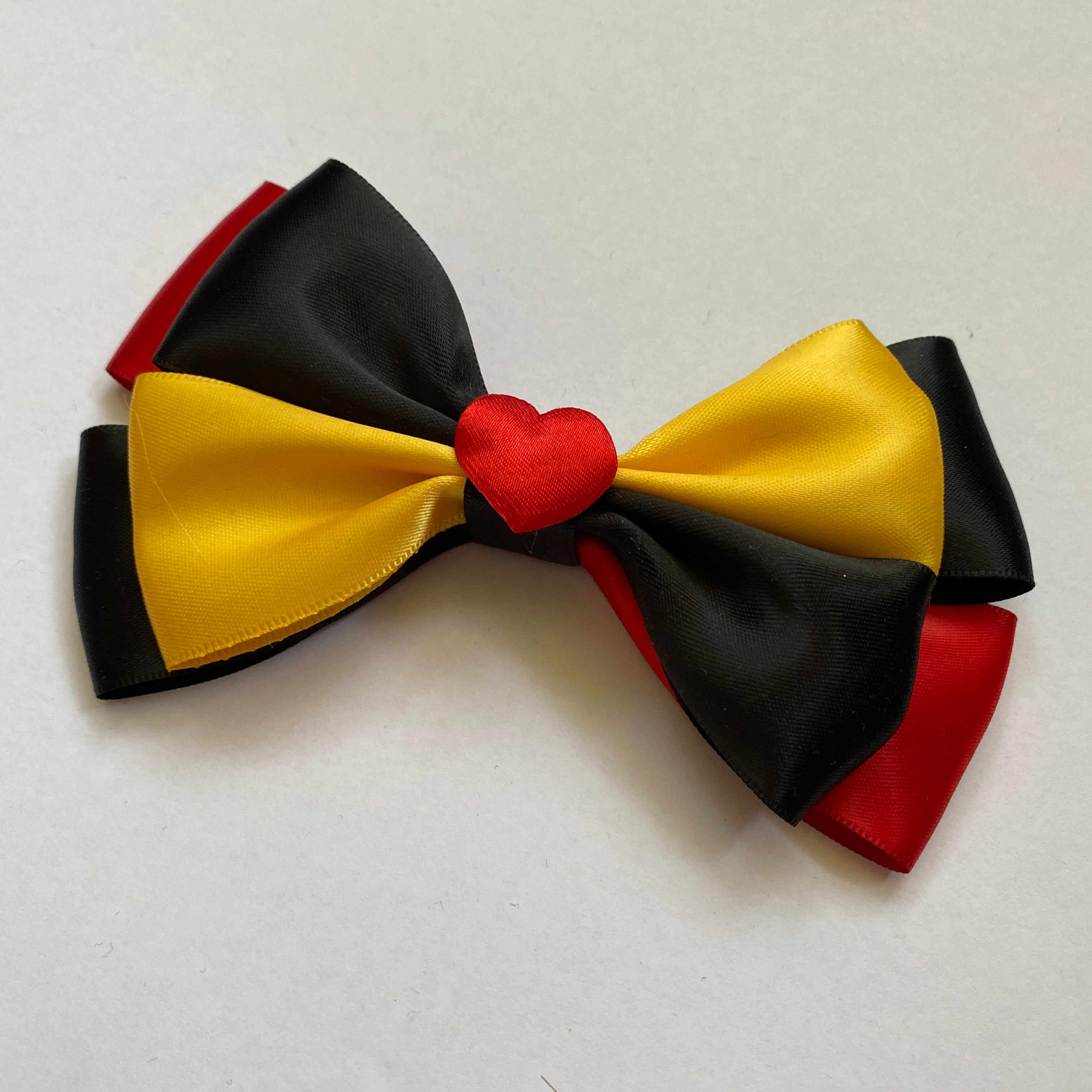 Queen of Hearts inspired hair bow