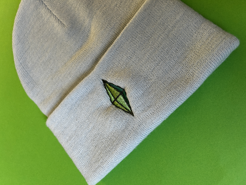 Thumbnail: Plumbob, Sims inspired - adult beanie