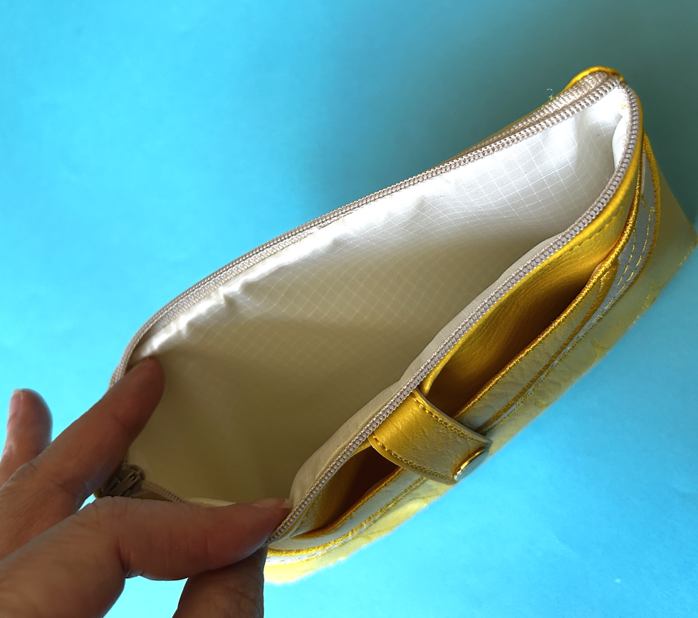 Thumbnail: Beauty and the Beast inspired purse/make up bag