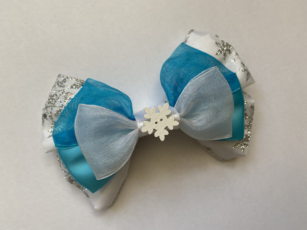 Thumbnail: Anna and Elsa inspired hair bows