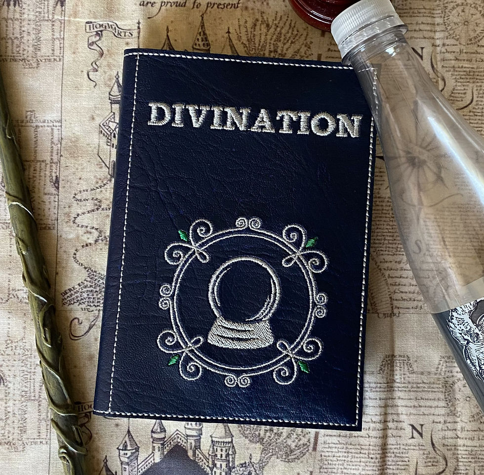 Thumbnail: Divination - embroidered notebook cover