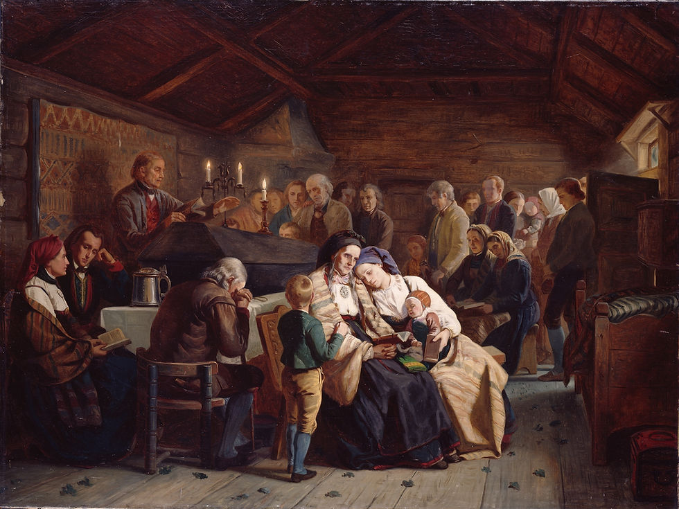 "Gravøl" Adolph Tidemand (1814-1876) Nasjonalmuseet