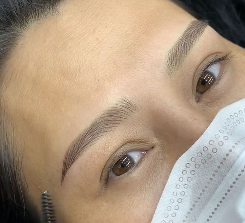 tinting brows
