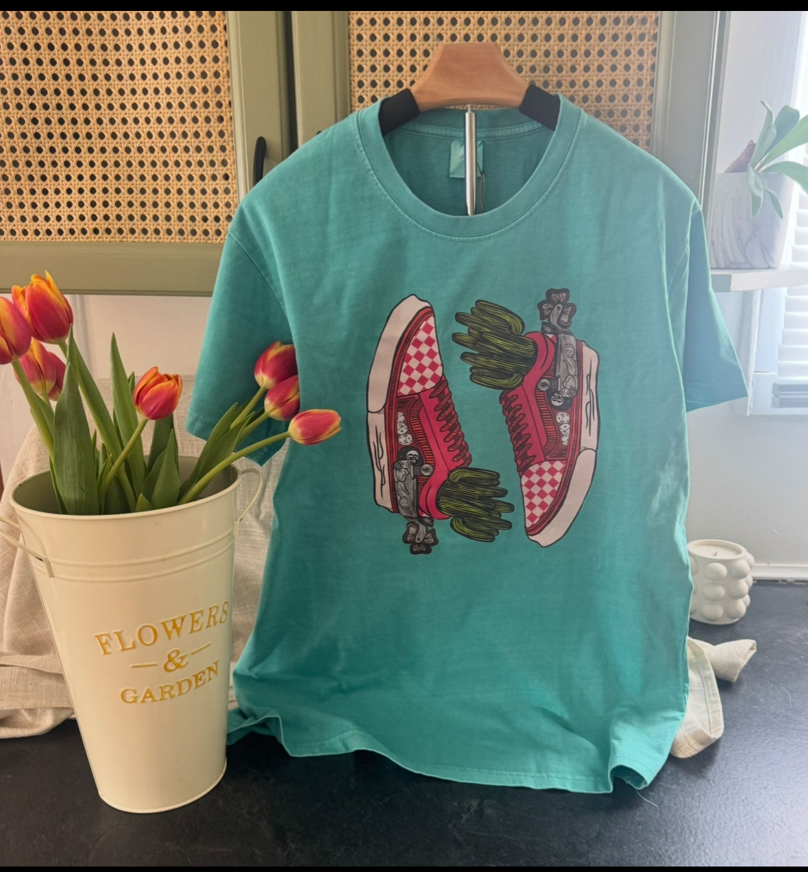 Pumped up kicks pigment dyed tee 