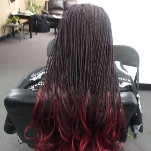 braided hair