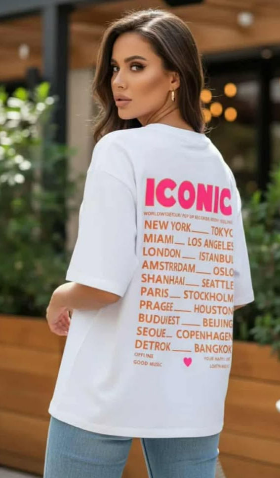 T-shirt ICONIC - Blanc