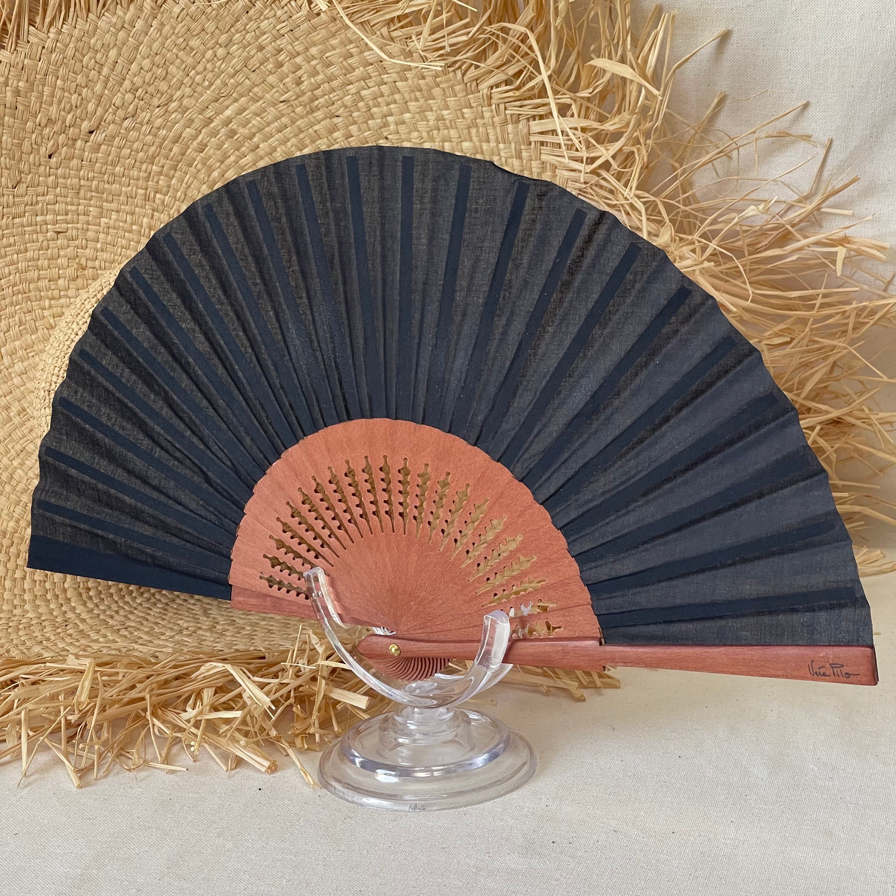 ECOLOLO Éventail  Noir