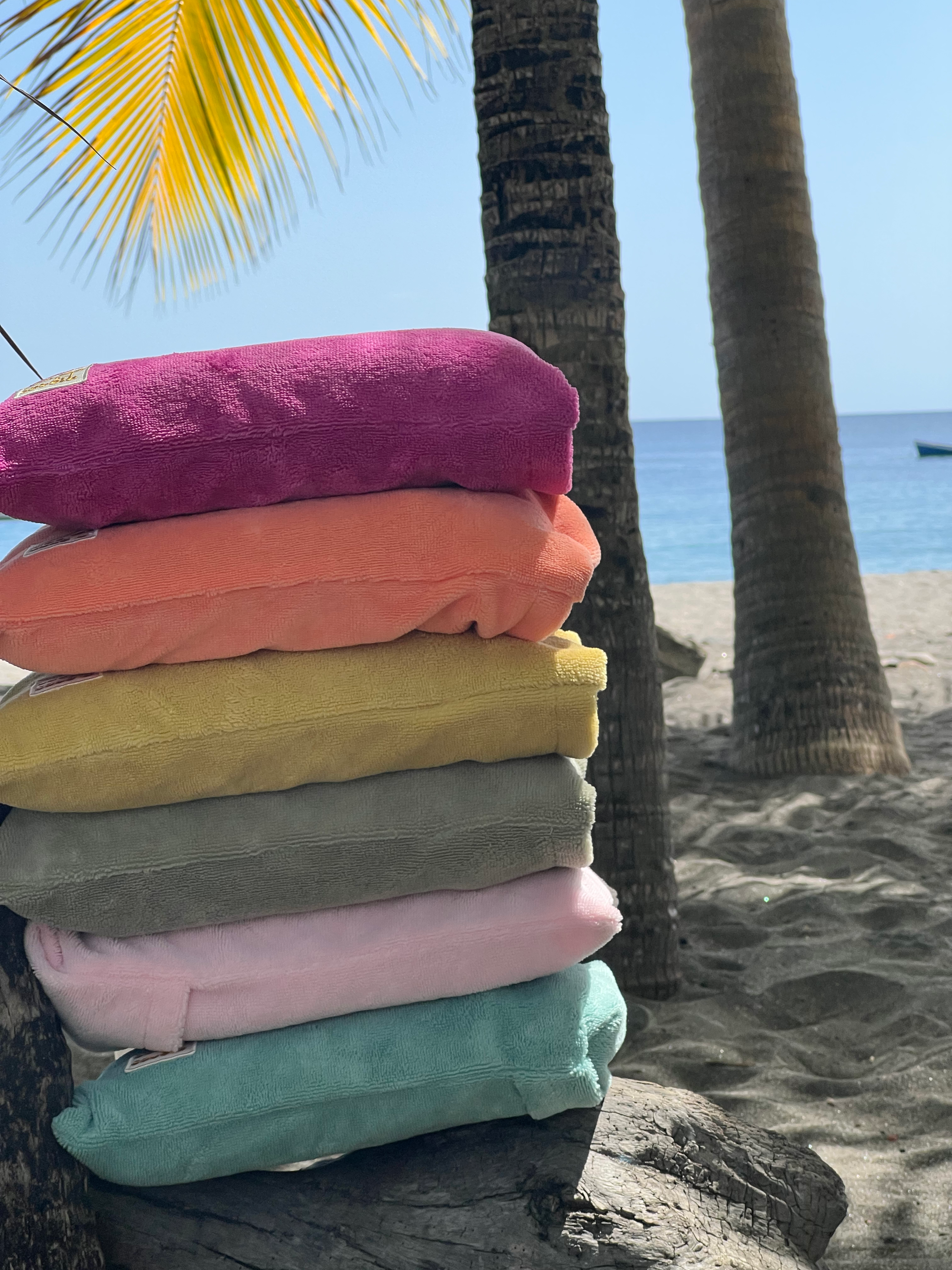 COUSSIN PLAGE COCO - Coussin de plage en éponge