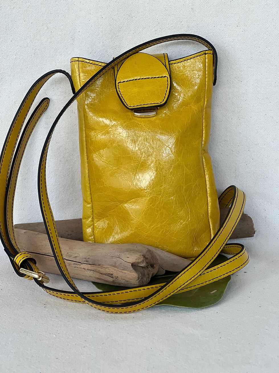 Miniature : FIOLAINE Pochette bandoulière téléphone -  Jaune