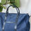 Miniature : AUDRICK L - Sac de voyage - Toile garni cuir -  Bleu
