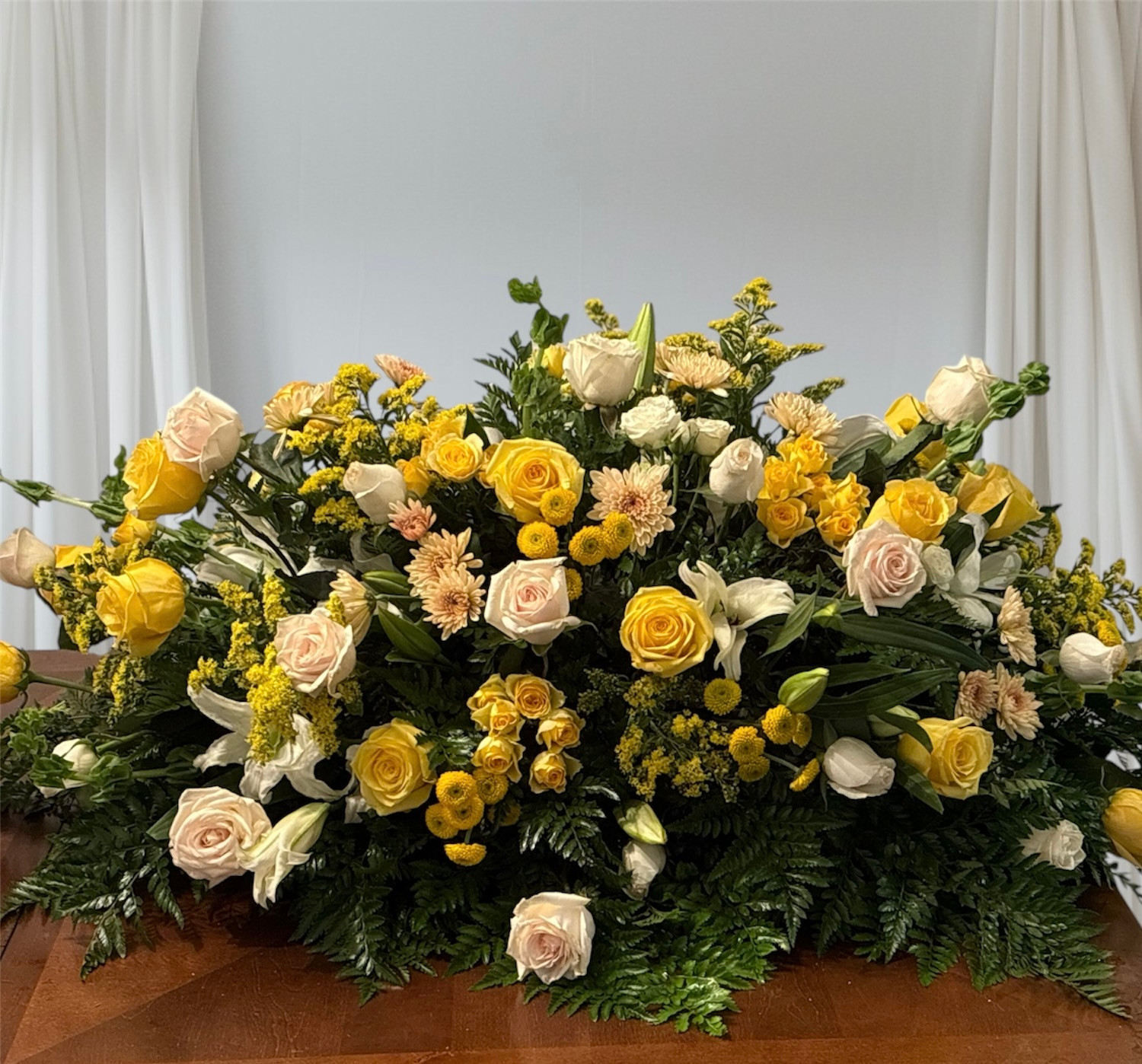 Mourning Sunshine - Casket Spray