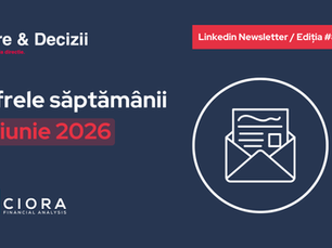Cifre & Decizii #8 - Cifrele saptamanii | 14 iunie 2026