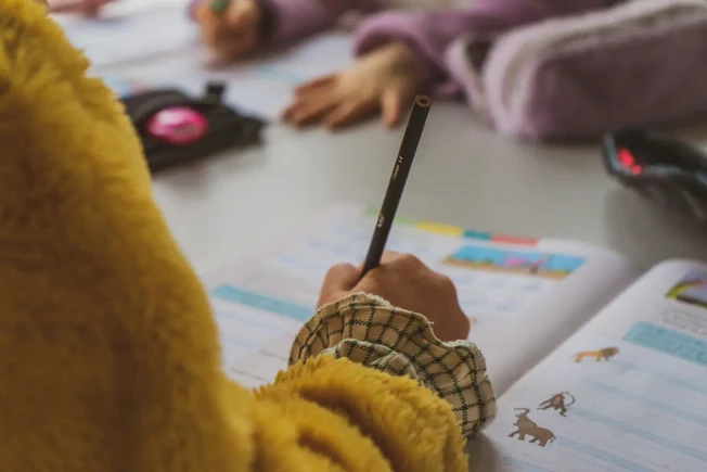Foto van spelende kinderen