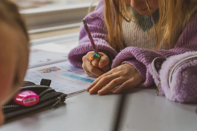 Foto van spelende kinderen