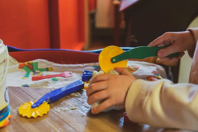 Foto van spelende kinderen