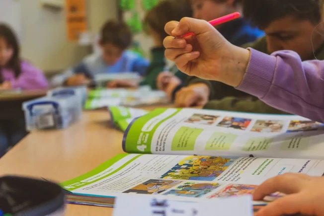Foto van spelende kinderen