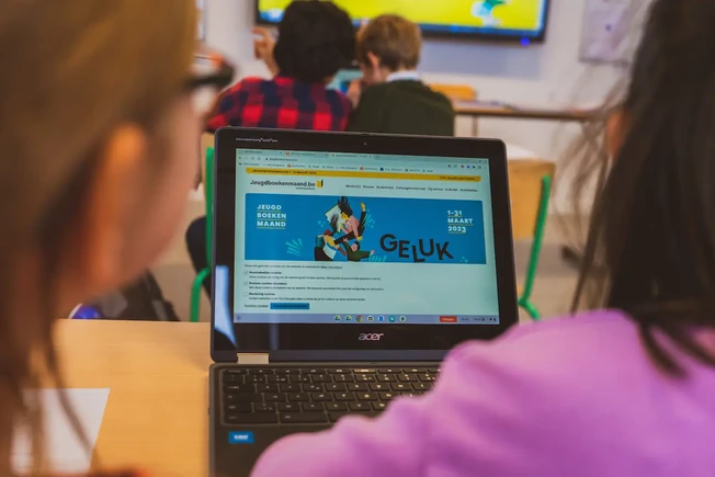 Foto van spelende kinderen