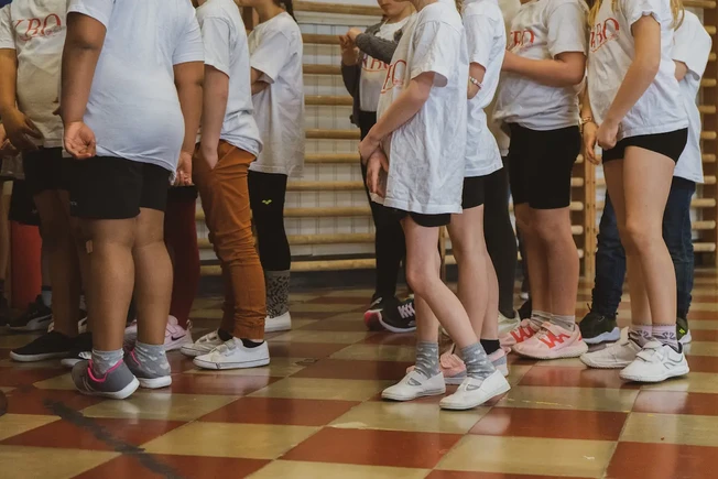 Foto van spelende kinderen