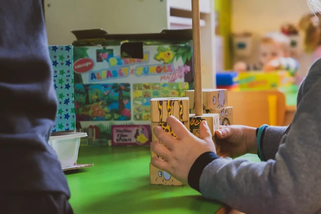 Foto van spelende kinderen