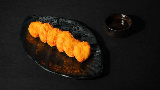 Fried crispy chicken nuggets