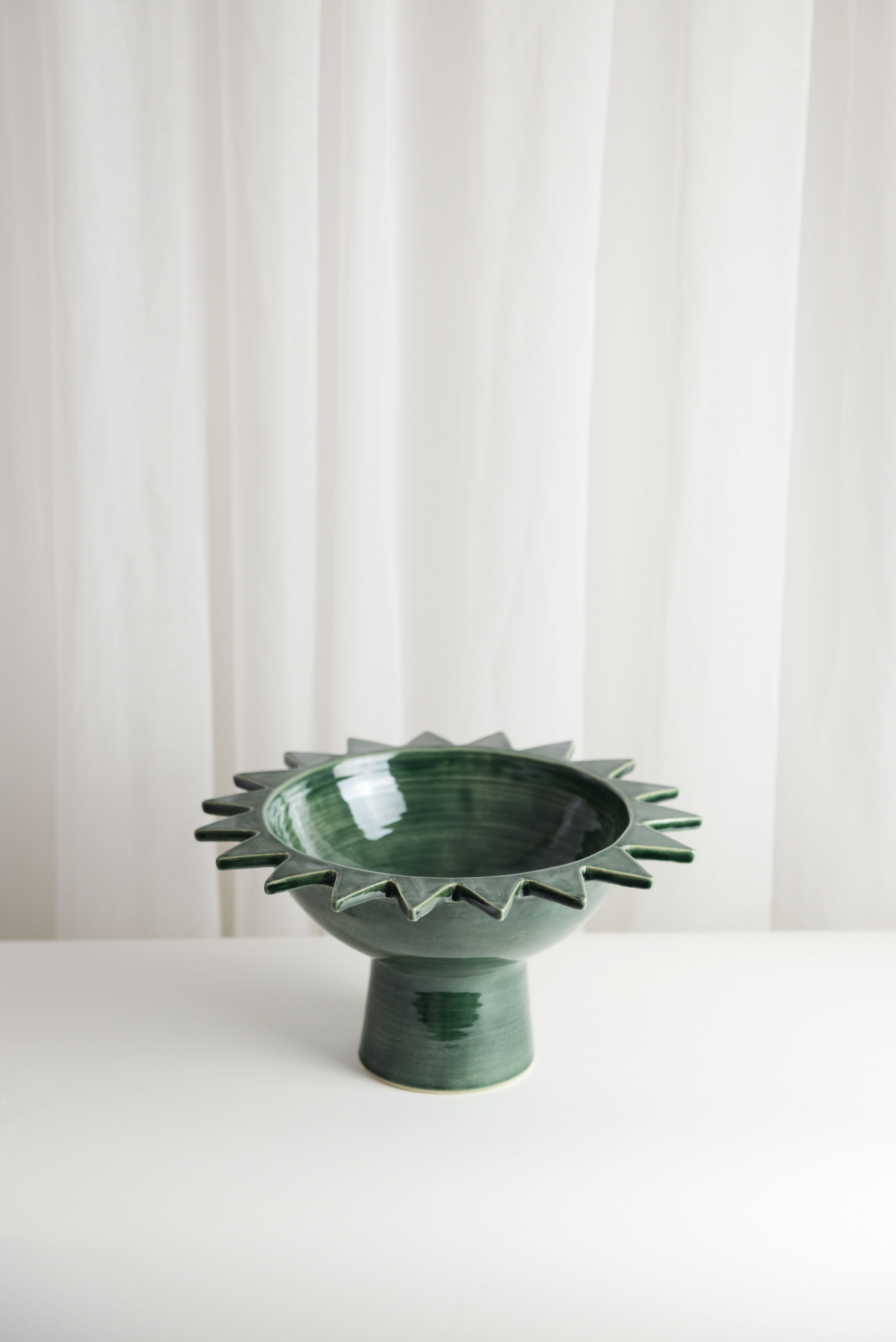 Coupe à fruits verte