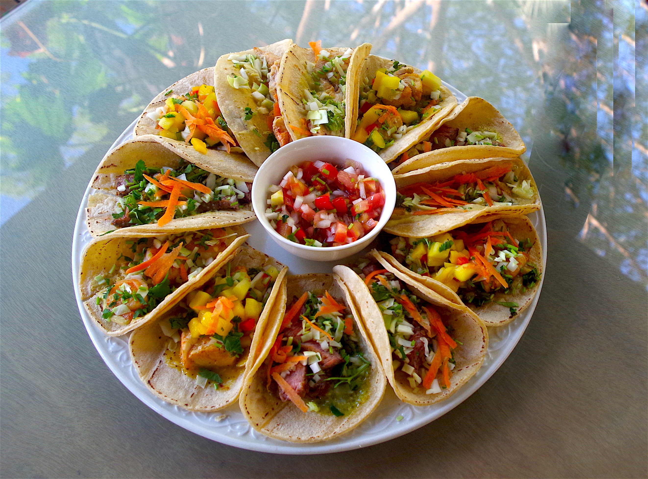 Arranged Food and Objects