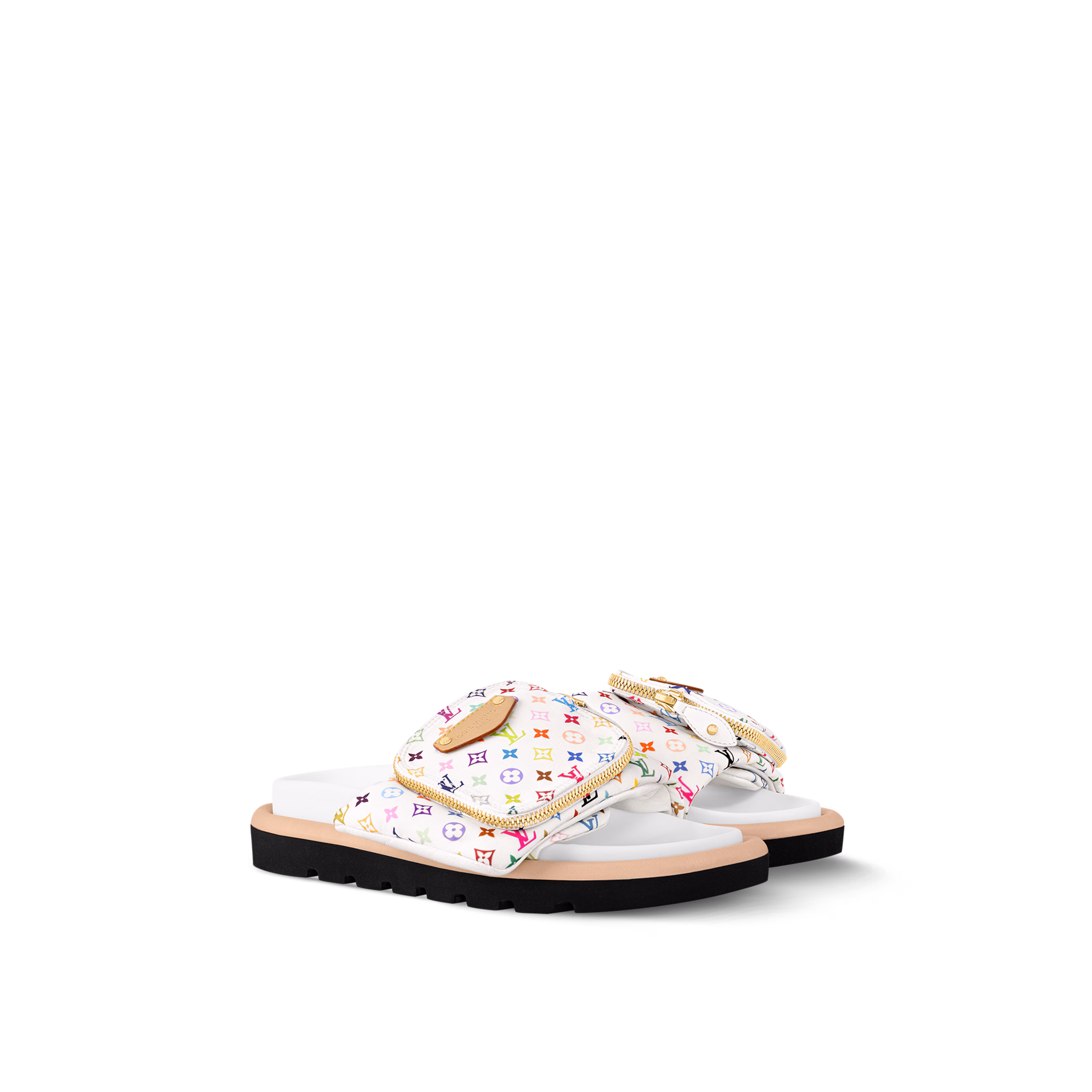 LV x TM Pool Pillow Flat Comfort Mule