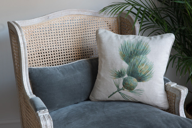 pine design cushion by Larkin Society