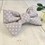 Thumbnail: Dog Bow Tie | Light Grey Dog bow Tie | Spotty Dog Bow Tie | Dog Bowtie | Dog Acc