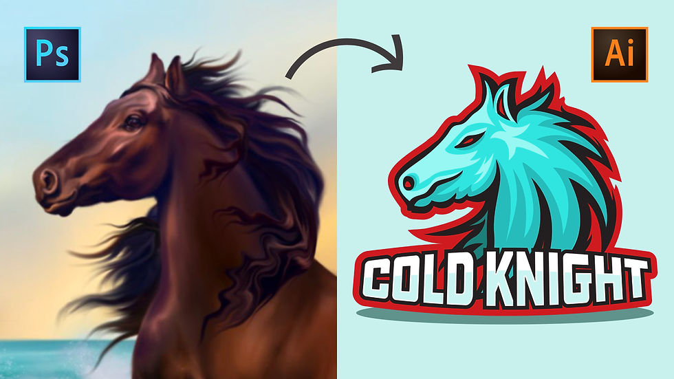 How to Design a Horse Mascot Logo | Episode 2