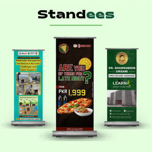 Standee samples (real projects and fictional projects)