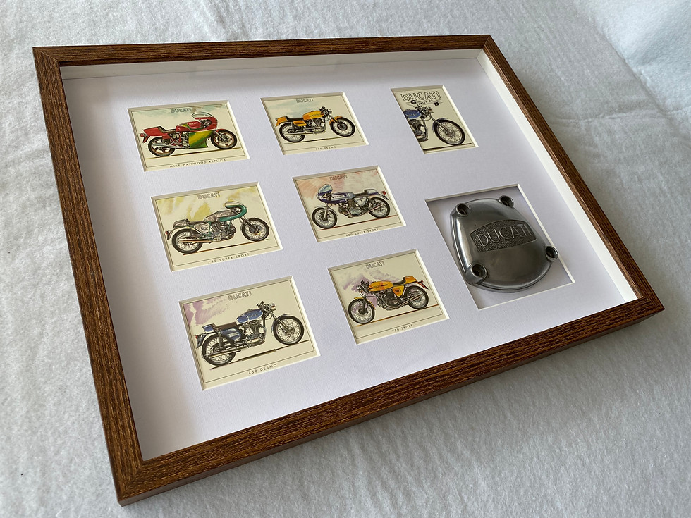 Thumbnail: 1960s Ducati Themed 3D Wall Art